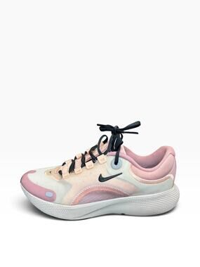 Nike React Escape Run Shoes Women's Sail Pink Running Trainers Sz 8 Exercise